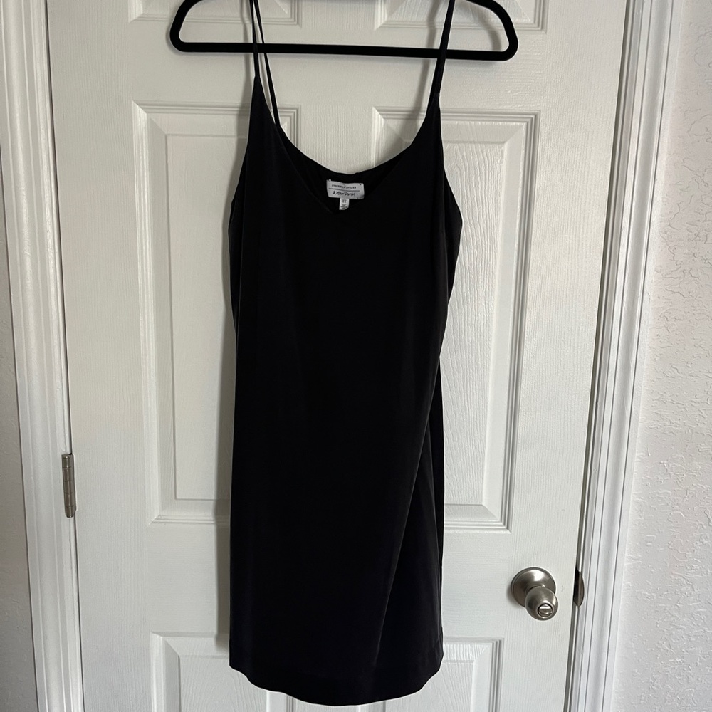 & other stories dress. Dark navy color